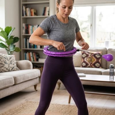 Cerceaux fitness violet