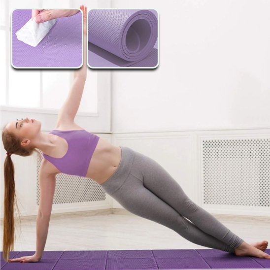 tapis de yoga pliable