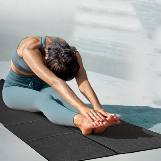 tapis de yoga pliable