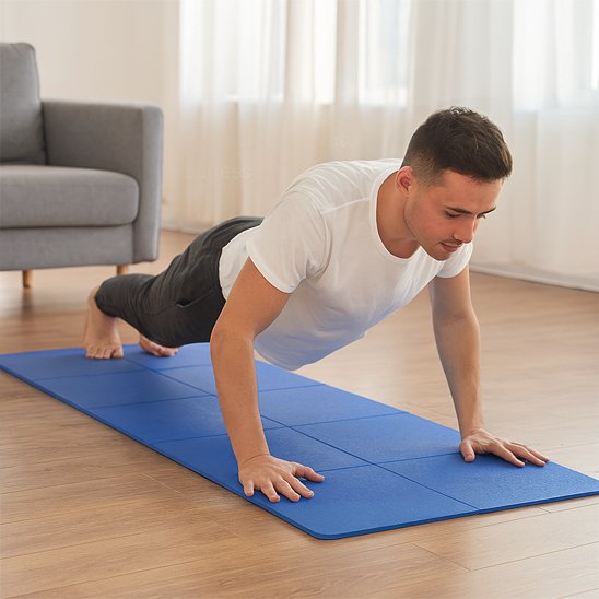 tapis de yoga pliable